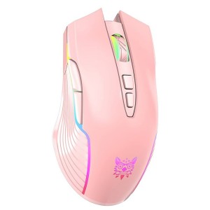 موس بی سیم گیمینگ اونیکوما مدل Onikuma CW905 Wireless / صورتی