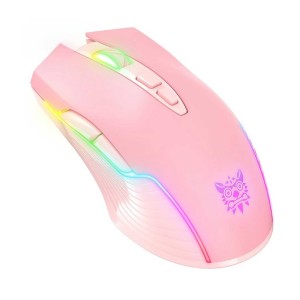 موس بی سیم گیمینگ اونیکوما مدل Onikuma CW905 Wireless / صورتی