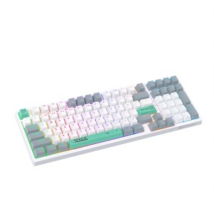 کیبورد گیمینگ اونیکوما مدل Onikuma G38 / سفید