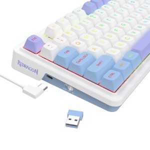 کیبورد گیمینگ بی سیم ردراگون مدل Redragon K673 WBP Ucal Max