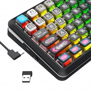 کیبورد گیمینگ بی سیم ردراگون مدل Redragon K708 MC Flekact Pro