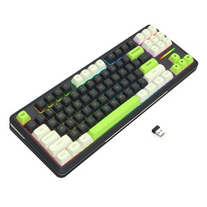 کیبورد گیمینگ بی سیم ردراگون مدل Redragon K734 BWG Wildslash