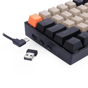 کیبورد گیمینگ بی سیم ردراگون مدل Redragon K530 OG GY BK Draconic Pro