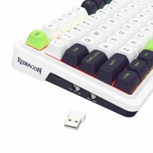 کیبورد گیمینگ بی سیم ردراگون مدل Redragon K686 WBG Eisa Max