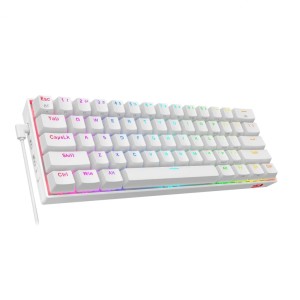 کیبورد گیمینگ بی سیم ردراگون مدل Redragon K530W Draconic Pro (سفید)