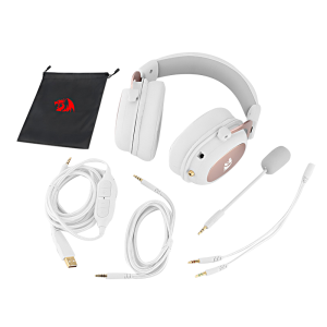 هدست گیمینگ ردراگون مدل Redragon H510W Zeus 2 / سفید