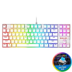 کیبورد گیمینگ ردراگون مدل Redragon K552W Kumara / سوئیچ آبی