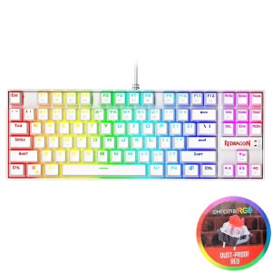کیبورد گیمینگ ردراگون مدل Redragon K552W Kumara / سوئیچ قرمز