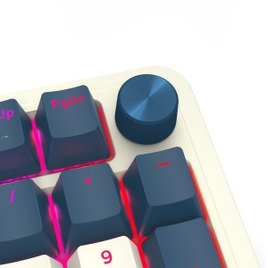 کیبورد گیمینگ بی سیم ردراگون مدل Redragon K686 WB Eisa Pro / کرم-آبی
