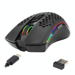 موس بی سیم گیمینگ ردراگون مدل Redragon M808 W-KS Storm Pro / سفید
