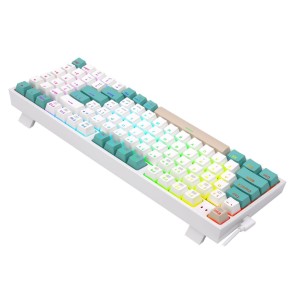 کیبورد گیمینگ بی سیم ردراگون مدل Redragon Veigar K643 WGC Pro / سوئیچ قرمز