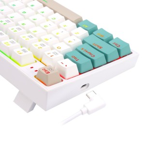 کیبورد گیمینگ بی سیم ردراگون مدل Redragon Veigar K643 WGC Pro / سوئیچ قرمز