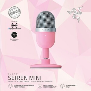 میکروفن کندانسر ریزر مدل Razer Seiren Mini Quartz