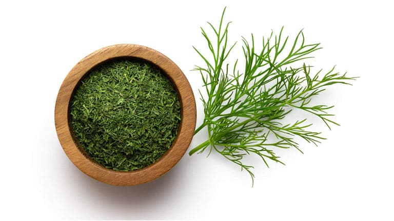 شوید خشک تمیز پاک شده