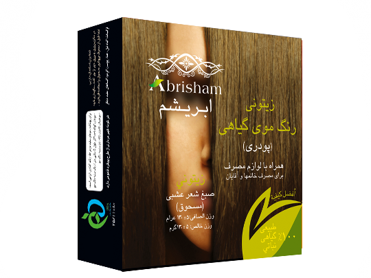 رنگ موی ابریشم زیتونی