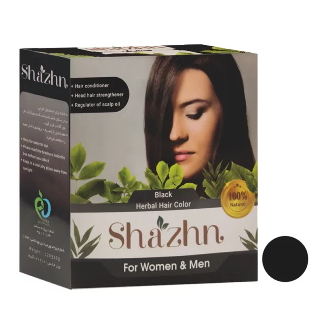 رنگ مو شاژن مشکی