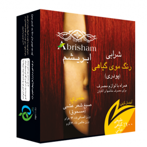 رنگ موی ابریشم شرابی