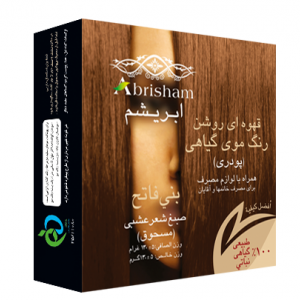 رنگ موی ابریشم قهوه ای روشن