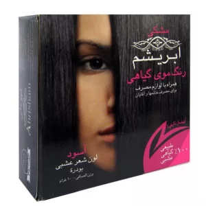 رنگ موی ابریشم مشکی