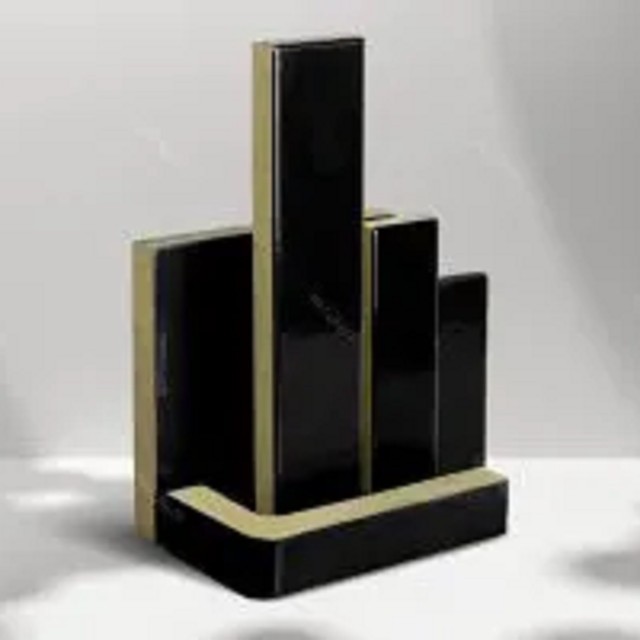 آجر لعابی مشکی رنگ