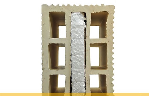 آجر سفال فوم دار ۱۵×۲۰ سانتی