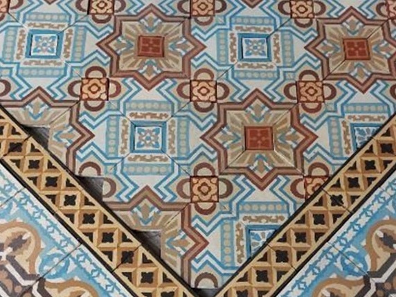 کاشی کف طرح 10