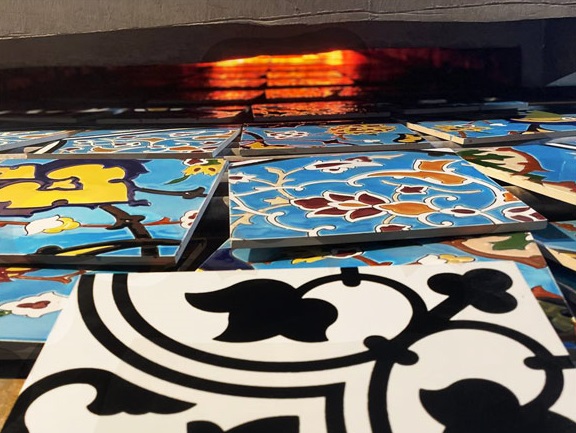 کاشی سنتی آشپزخانه طرح 17