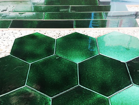 کاشی سنتی بین کابینتی طرح 16