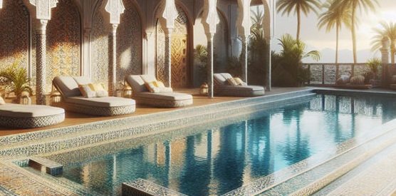 کاشی سنتی حوض و استخر طرح 03