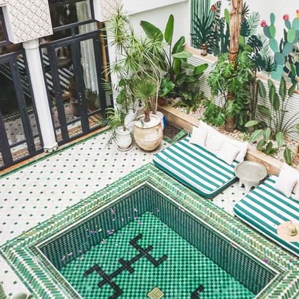 کاشی سنتی حوض و استخر طرح 11