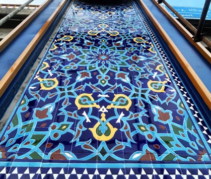 کاشی سنتی هفت رنگ طرح 11