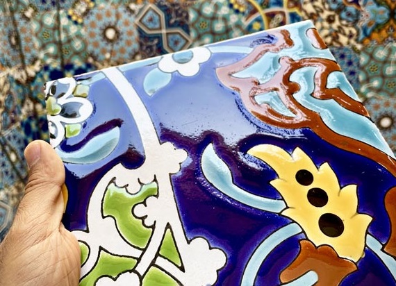 کاشی سنتی هفت رنگ طرح 12