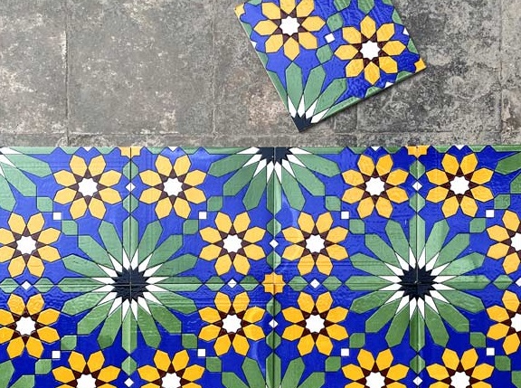 کاشی مراکشی طرح 10