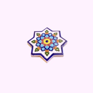 کاشی لعابی طرحدار و شابلونی طرح 7