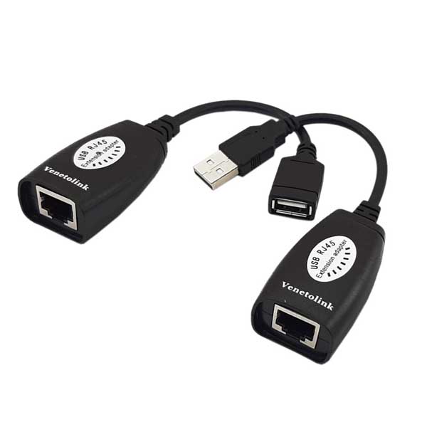 افزایش طول USB با کابل شبکه تا 50 متر VENETOLINK