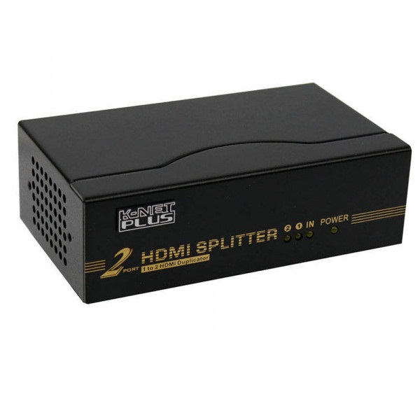 اسپلیتر HDMI کی نت پلاس 2 پورت KNET PLUS