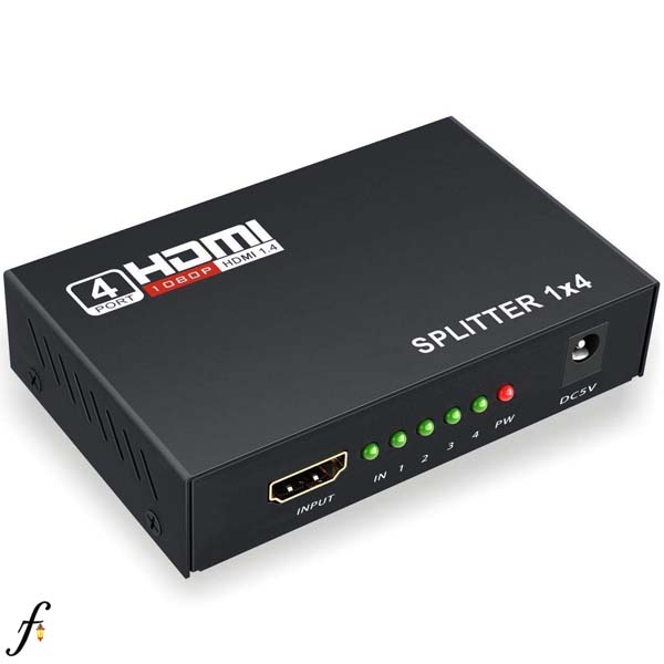 اسپلیتر HDMI وی نت 4 پورت ورژن  1.4 4K