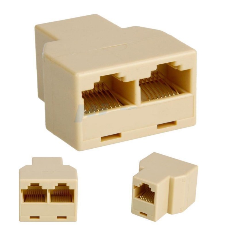 برل شبکه RJ45 به RJ45  یک به دو