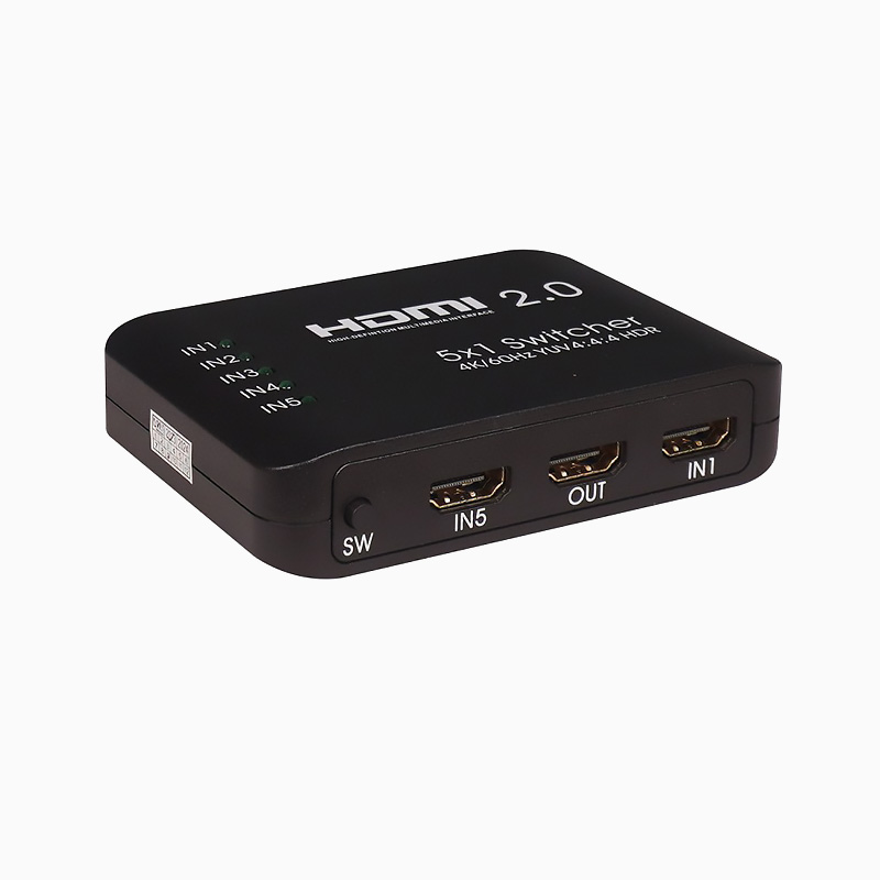 سوئیچ ۵ پورت HDMI کی نت پلاس KP-SWHD2005 با ریموت کنترل