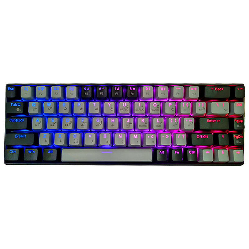 خرید کیبورد گیمینگ Aula F3268 با نورپردازی و سوئیچ قرمز