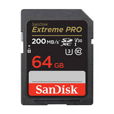 کارت حافظه 64GB  سن دیسک SD سرعت SANDISK 200