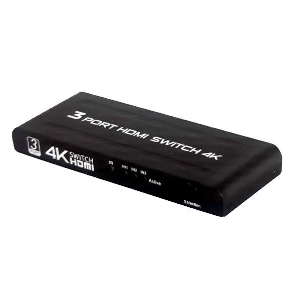 دیتا سوئیچ 3 پورت HDMI  واصل VASEL VSL-4K301