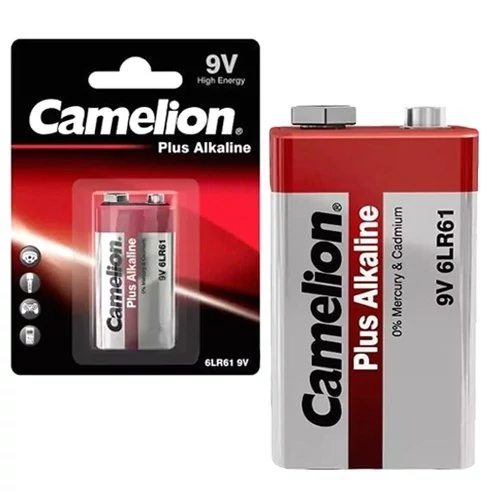 باتری کتابی کملیون مدل Plus Alkaline 6LR61