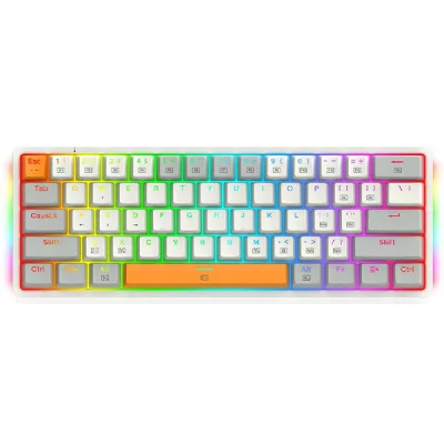 کیبورد گیمینگ ردراگون با سیم مدل  REDRAGON K642 WGO RGB AKALI RED SWITCH