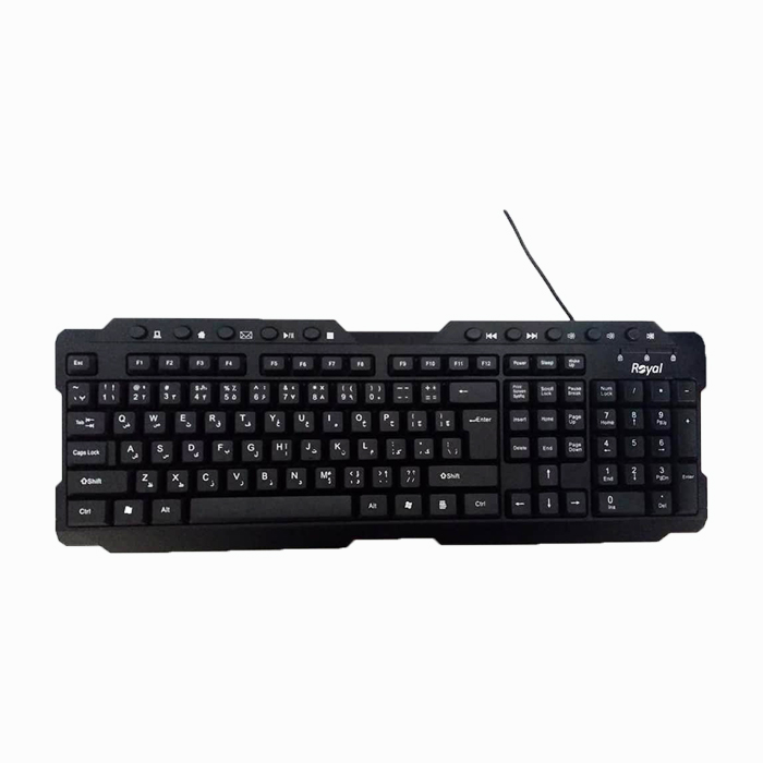 کیبورد سیم دار رویال مدل RK-155