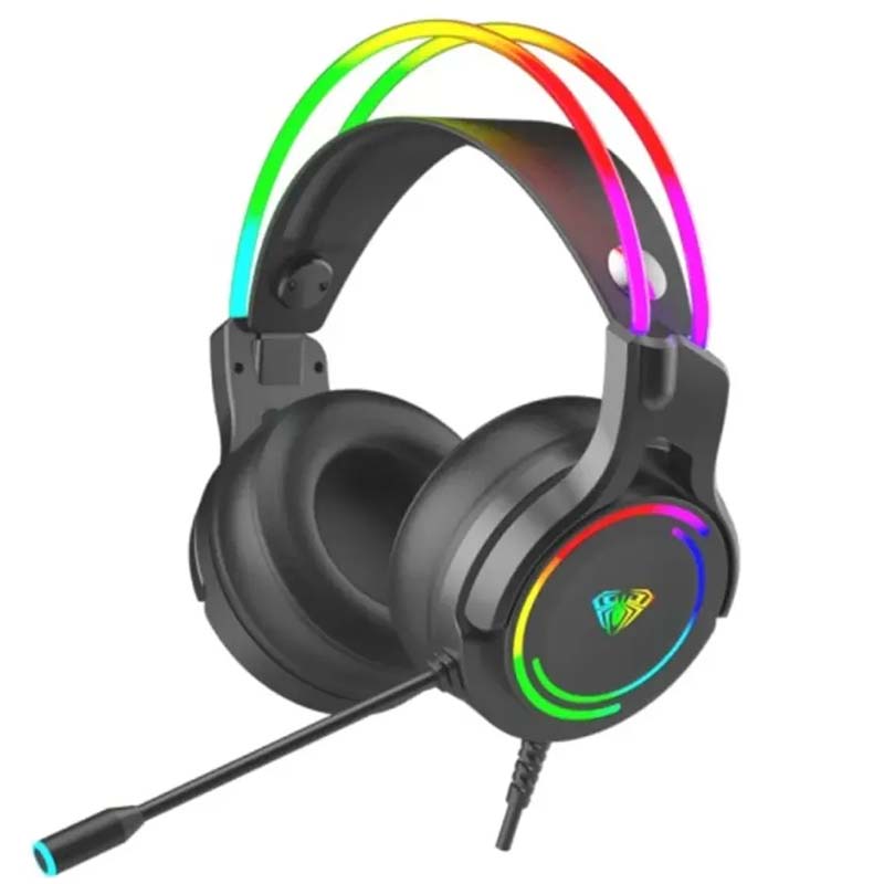 هدست سیم دار گیمینگ RGB آئولا مدل S506