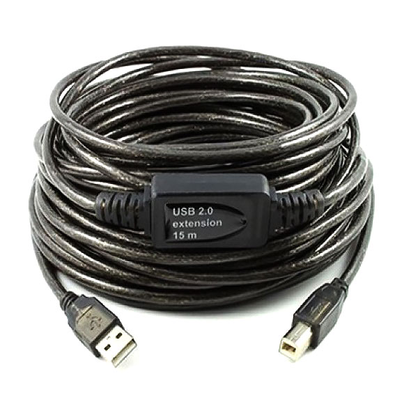 کابل پرینتر اکتیو 15 متری برد داری پی نت