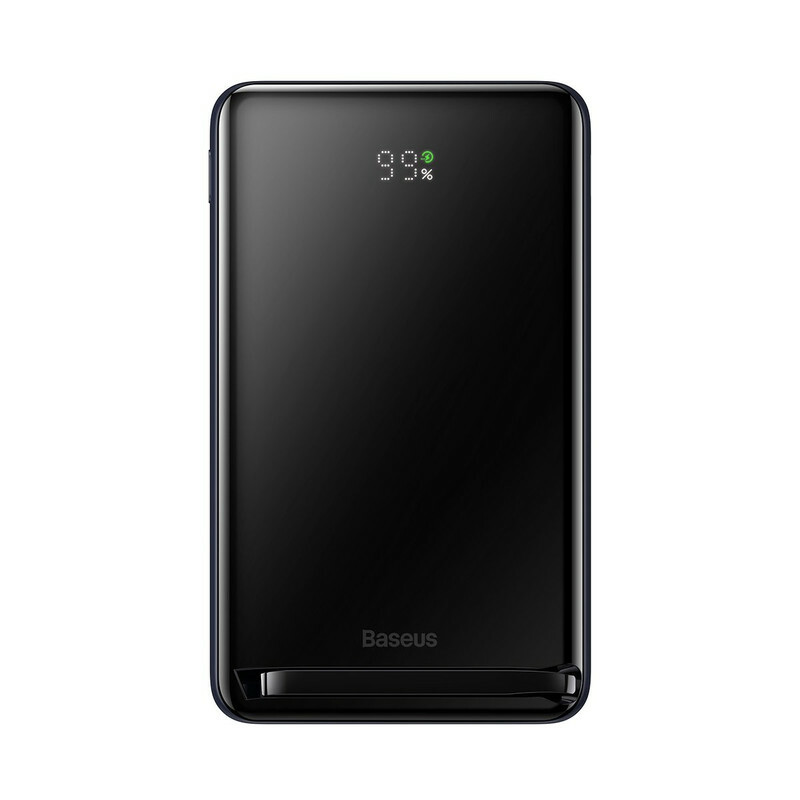 پاوربانک باسئوس مدل Magnetic Bracket Wireless 20W PPCX000203 ظرفیت 10000 میلیآمپر ساعت