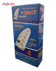 چندراهی برق و محافظ ولتاژ تکسان مدل TS-110