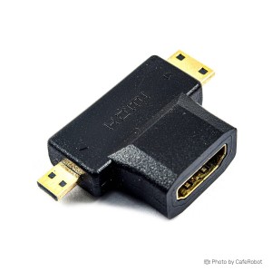 تبدیل نری MICRO HDMI و نری MINI HDMI به مادگی HDMI